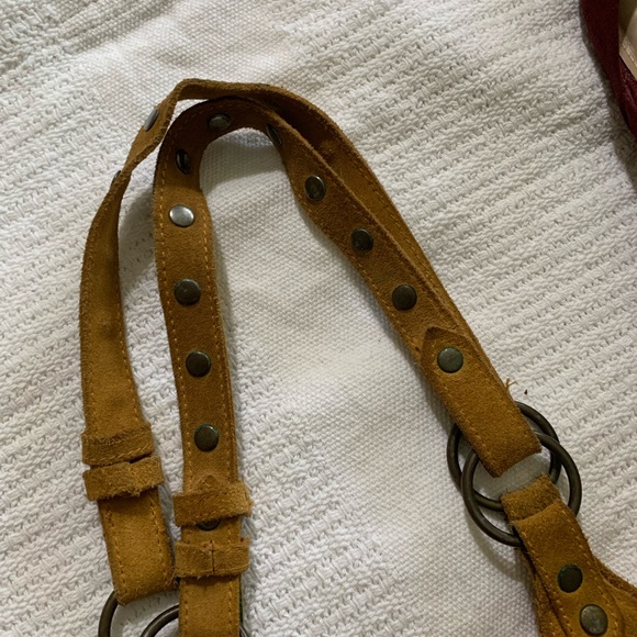 Shea Shea Vintage Brown genuine leather /suede bag - Picture 13 of 15